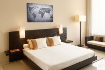 Čierno-biela mapa Obraz zs62